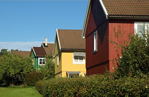 Wohnhäuser am Rande von
Uppsala