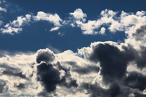 Wolken über der
Ostseeküste